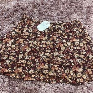 Altar'd State Crush Berry Floral Skirt